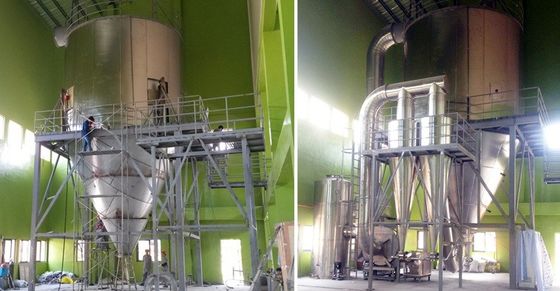 Lpg High Speed Centrifugal Spray Dryer For Food Fermented Liquid Starch Powder 2L 3L 5L 10L/H